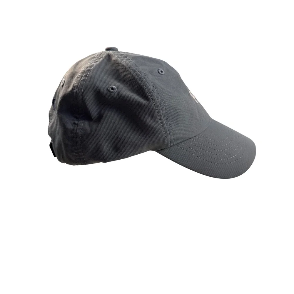 Rhoback Gray Performance Ripstop Adjustable Golf Cap Rhodesian Ridgeback Logo - Picture 6 of 8